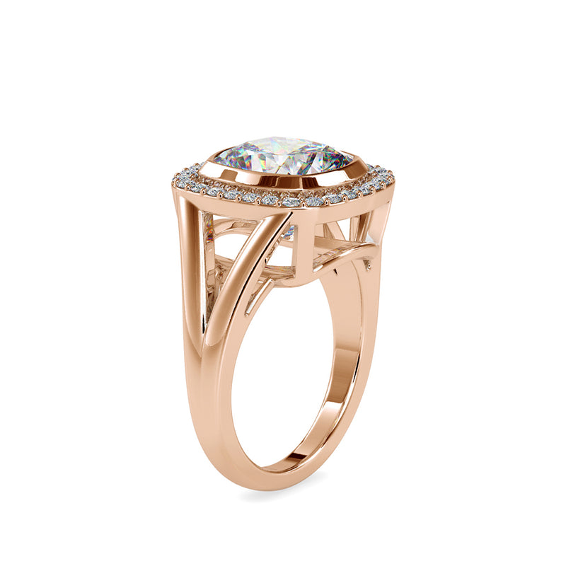 Atavistic Engagement Diamond Ring Rose gold