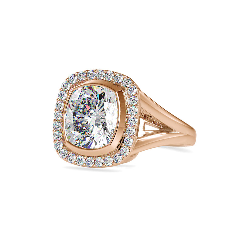 Atavistic Engagement Diamond Ring Rose gold