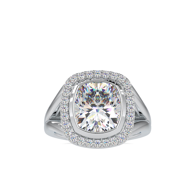 Atavistic Engagement Diamond Ring Platinum