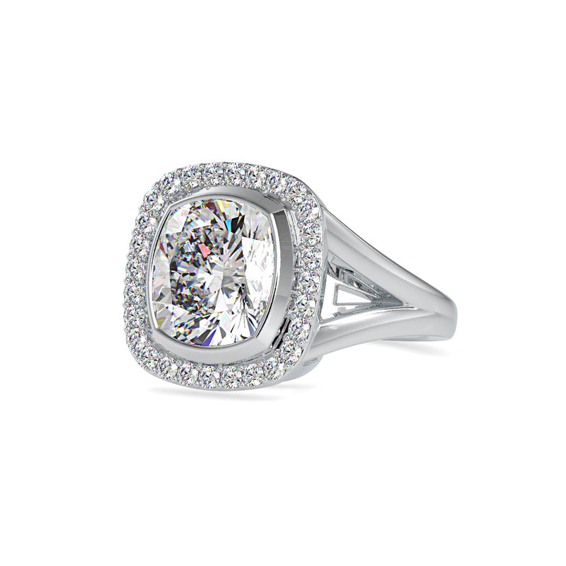 Atavistic Engagement Diamond Ring Platinum