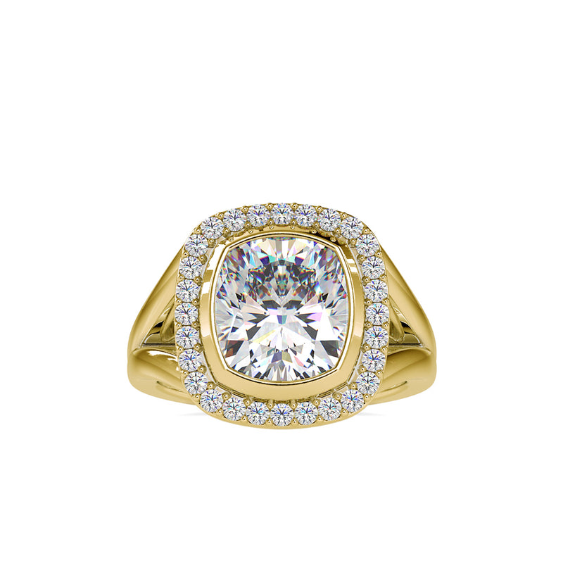 Atavistic Engagement Diamond Ring Yellow gold