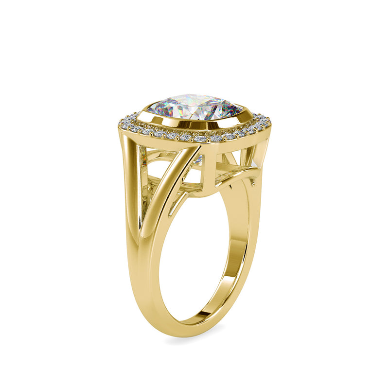 Atavistic Engagement Diamond Ring Yellow gold