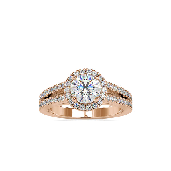 Enduring Cisulate Diamond Ring Rose gold