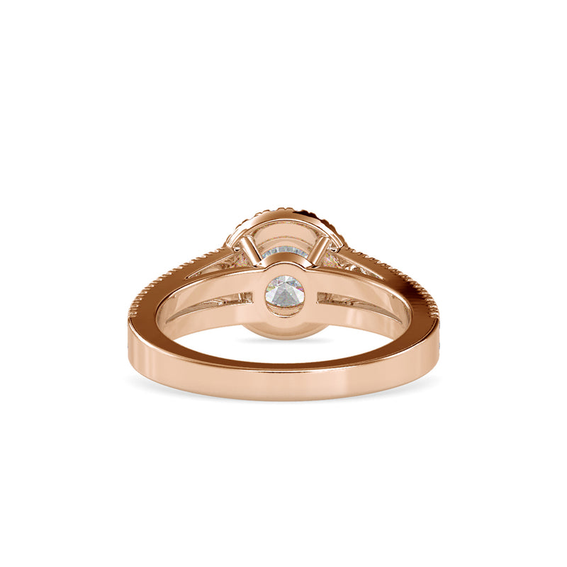 Enduring Cisulate Diamond Ring Rose gold