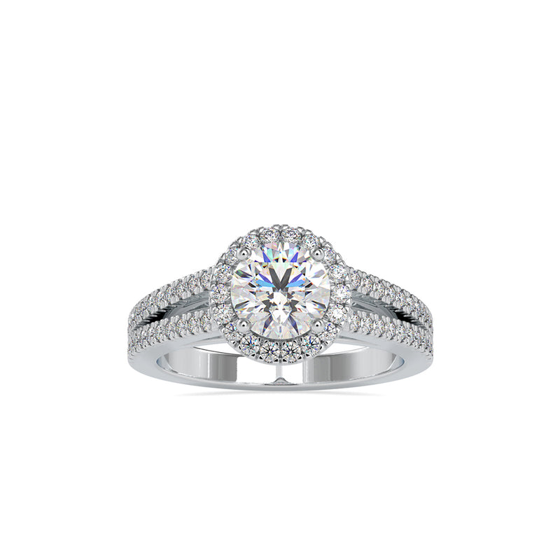 Enduring Cisulate Diamond Ring Platinum