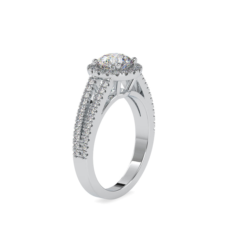 Enduring Cisulate Diamond Ring Platinum