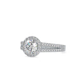 Enduring Cisulate Diamond Ring Platinum