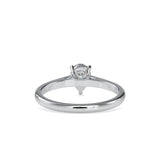 Premitive Diamond Stone Ring White Gold