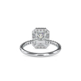 Prowess Emerald Engagement Ring Platinum