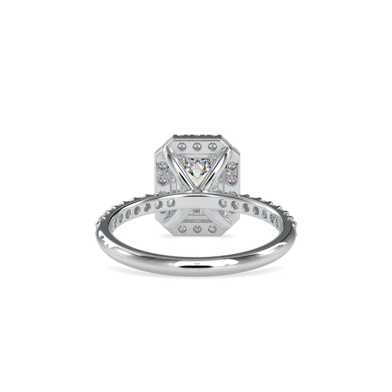 Prowess Emerald Engagement Ring Platinum