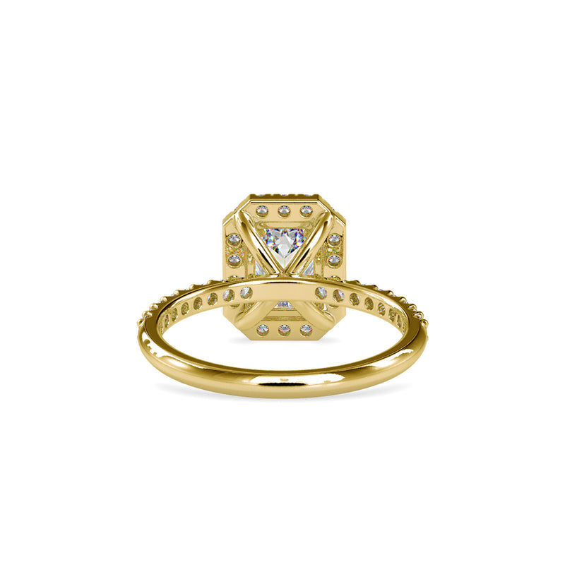 Prowess Emerald Engagement Ring Yellow gold