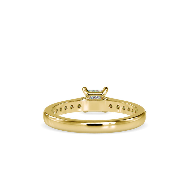 Dazzle Stone Diamond Ring Yellow gold