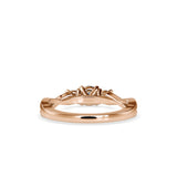 Triumph Infinity Diamond Stone Ring Rose gold