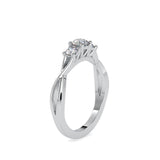 Triumph Infinity Diamond Stone Ring White gold