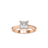 Sonorous Princess Diamond Ring Rose gold