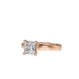 Sonorous Princess Diamond Ring Rose gold