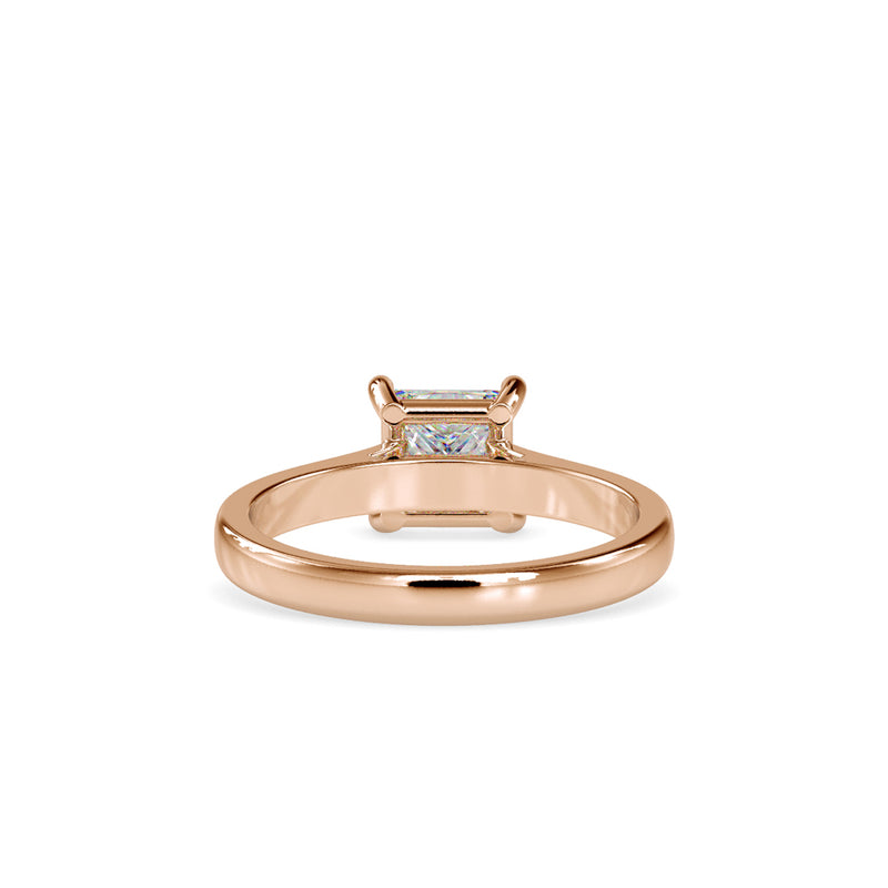 Sonorous Princess Diamond Ring Rose gold