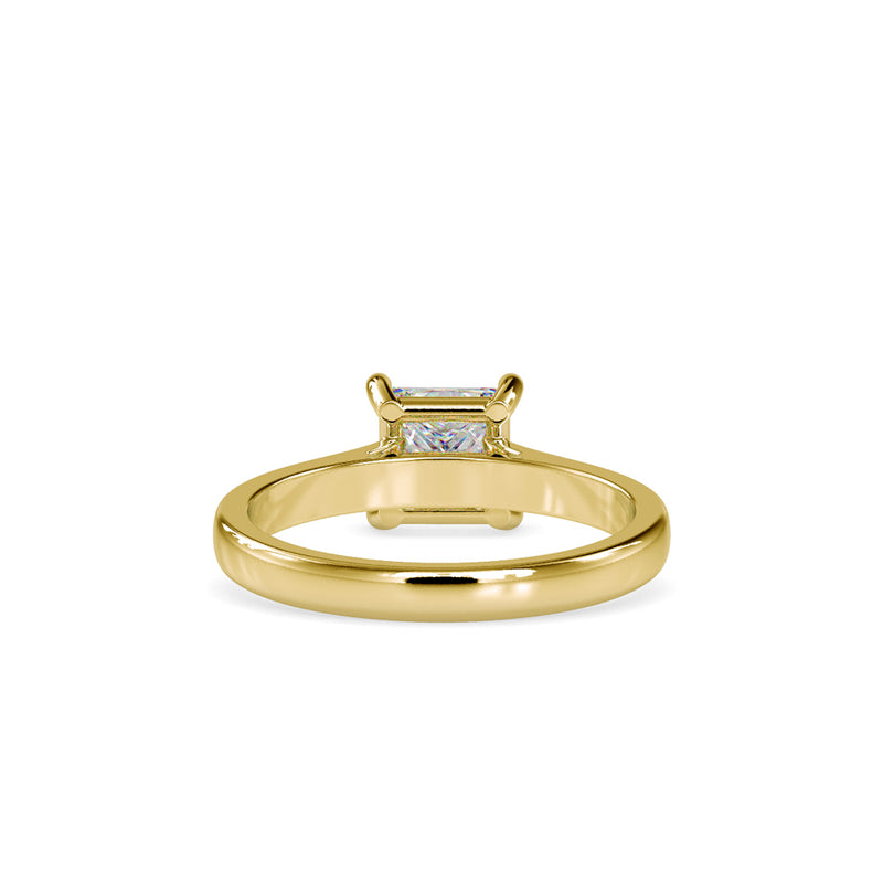 Sonorous Princess Diamond Ring Yellow gold