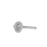 Vigorous Diamond Stone Ring Platinum