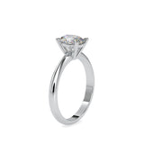 Buoyant Prong Diamond Stone Ring White gold