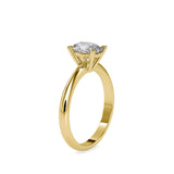 Buoyant Prong Diamond Stone Ring Yellow gold