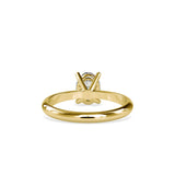 Buoyant Prong Diamond Stone Ring Yellow gold