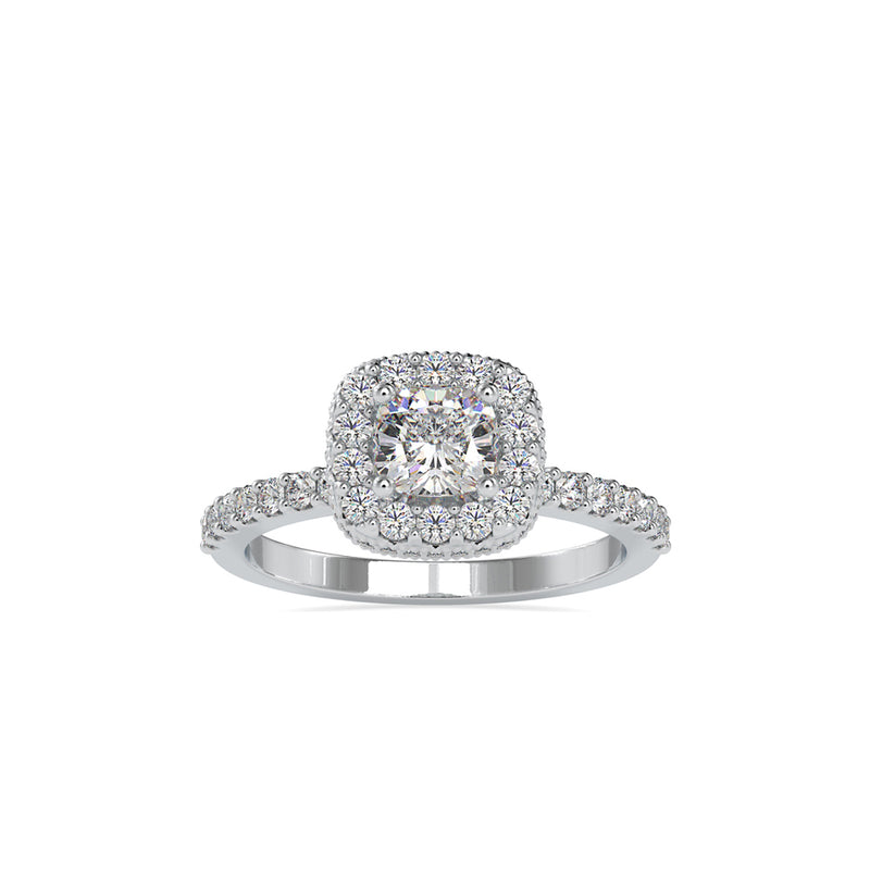 Breezy Stone Diamond Ring Platinum