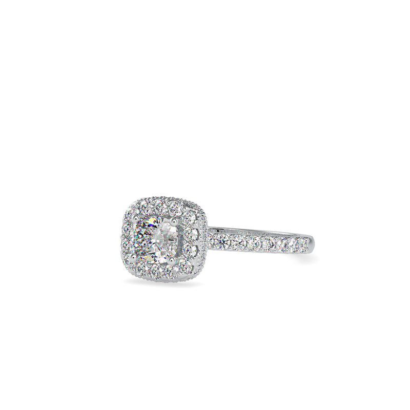 Breezy Stone Diamond Ring White gold