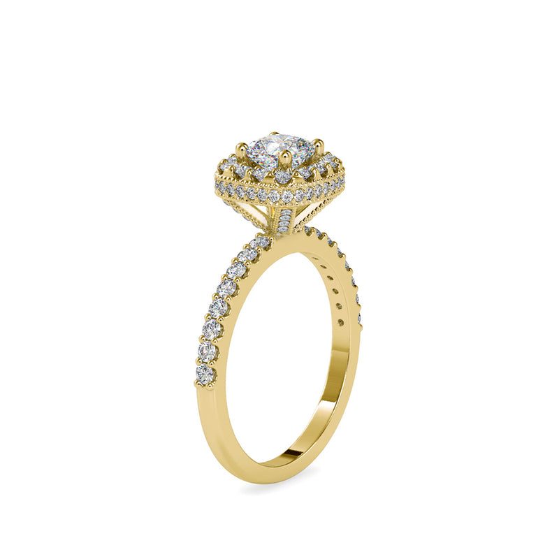 Breezy Stone Diamond Ring Yellow gold