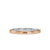 Pave Circulate Diamond Ring Rose gold