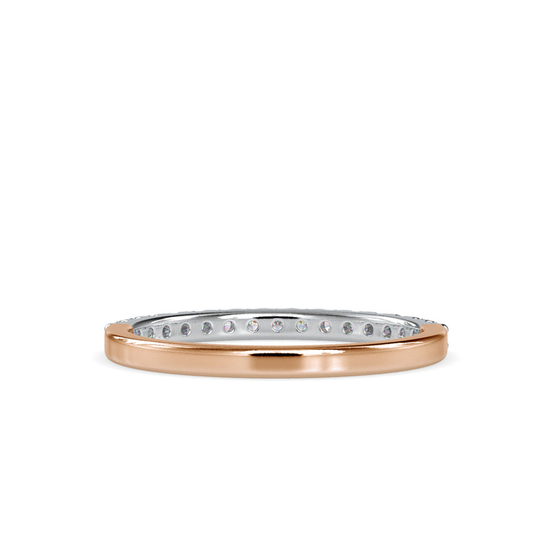 Pave Circulate Diamond Ring Rose gold