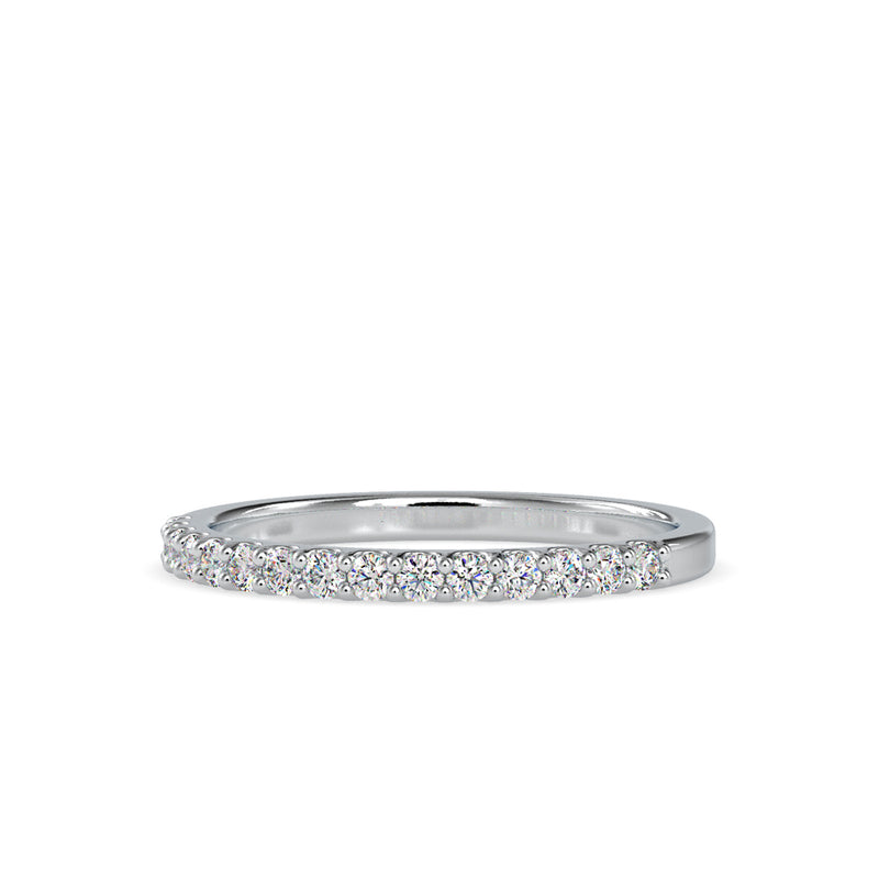 Pave Circulate Diamond Ring Platinum