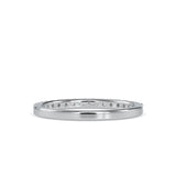 Pave Circulate Diamond Ring White gold