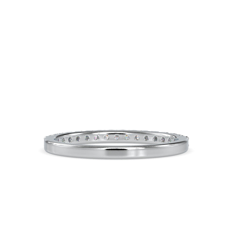 Pave Circulate Diamond Ring Platinum