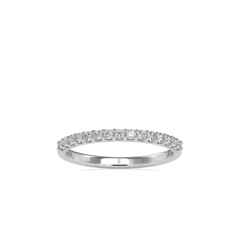 Pave Circulate Diamond Ring Platinum