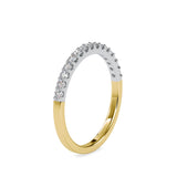 Pave Circulate Diamond Ring Yellow gold