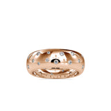 Encircle Diamond Stone Engagement Ring Rose gold