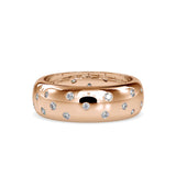 Encircle Diamond Stone Engagement Ring Rose gold