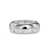 Encircle Diamond Stone Engagement Ring Platinum