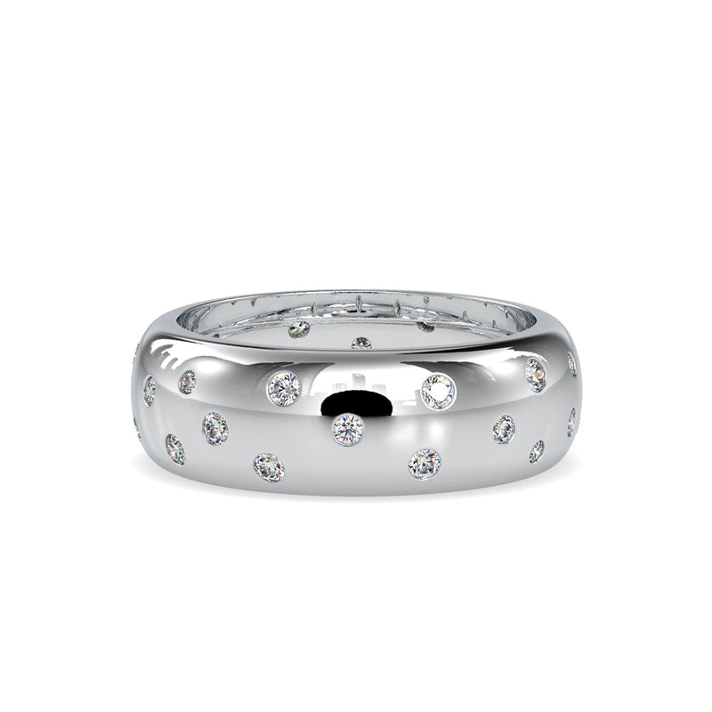 Diamond Stone Engagement Ring White gold