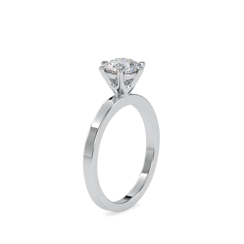 Defeater Diamond Stone Ring Platinum