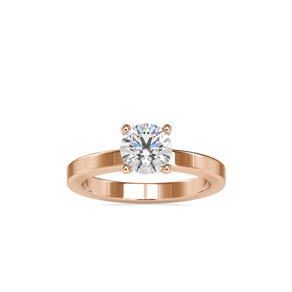 Czar Diamond Prong Engagement Ring Rose gold