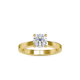 Czar Diamond Prong Engagement Ring Yellow gold