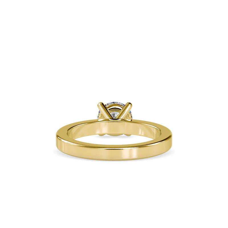 Czar Diamond Prong Engagement Ring Yellow gold