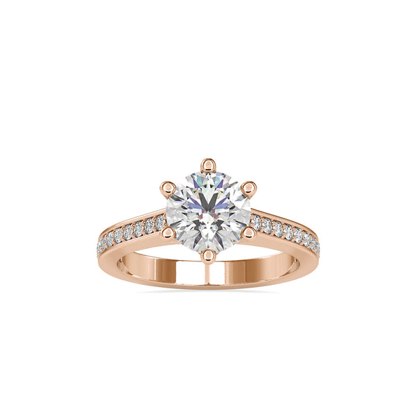 Royal Exploit Diamond Ring Rose gold