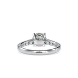 Diamond Prong Circlet Ring Platinum