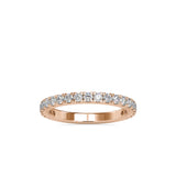 Globular Diamond Ring Rose gold