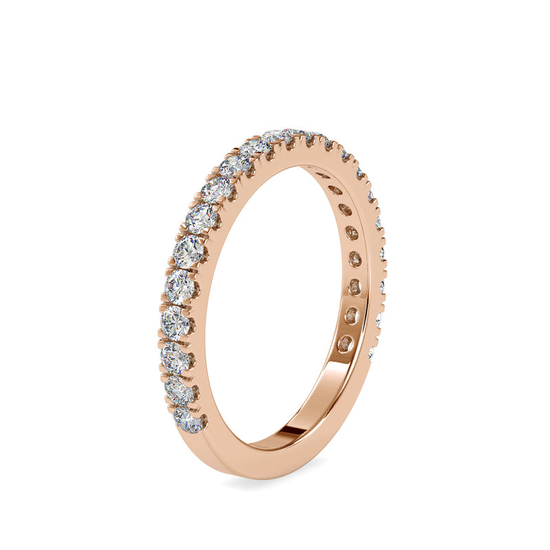 Globular Diamond Ring Rose gold