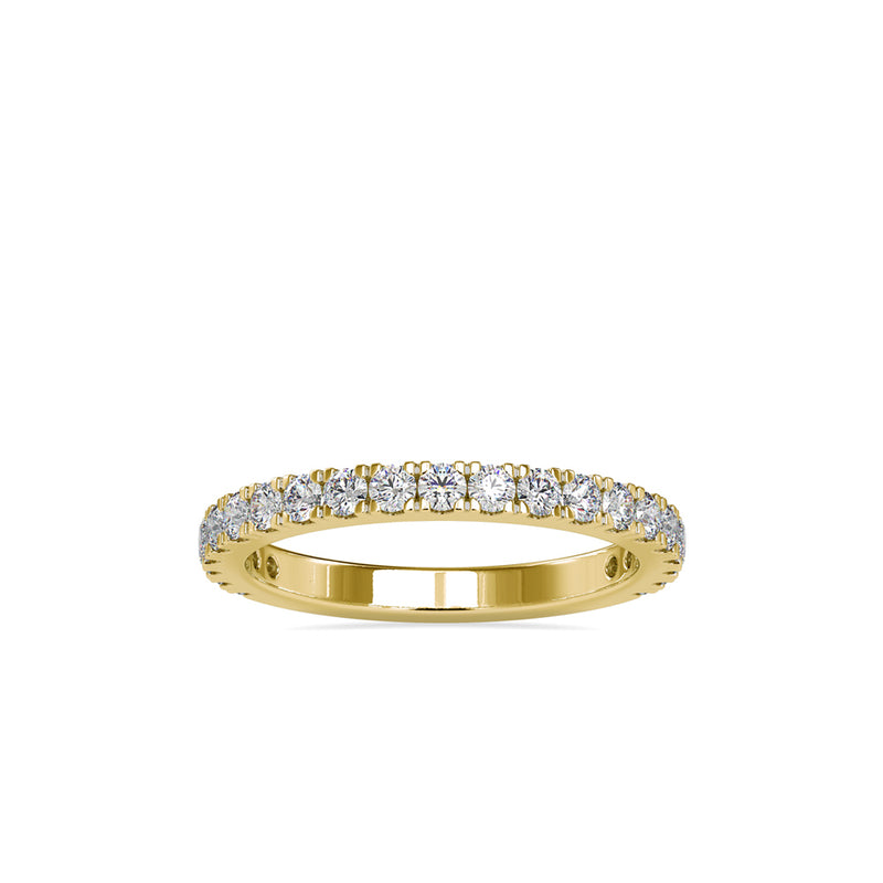 Globular Diamond Ring Yellow gold