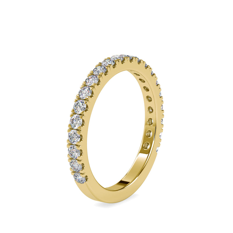 Globular Diamond Ring Yellow gold